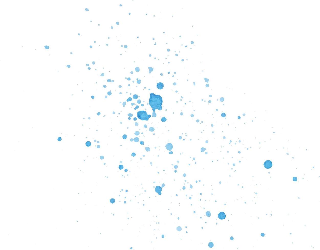 Blue Watercolor Splatter vector