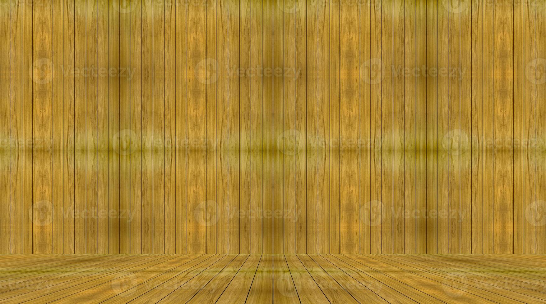 Golden wall and floor room wood background photo