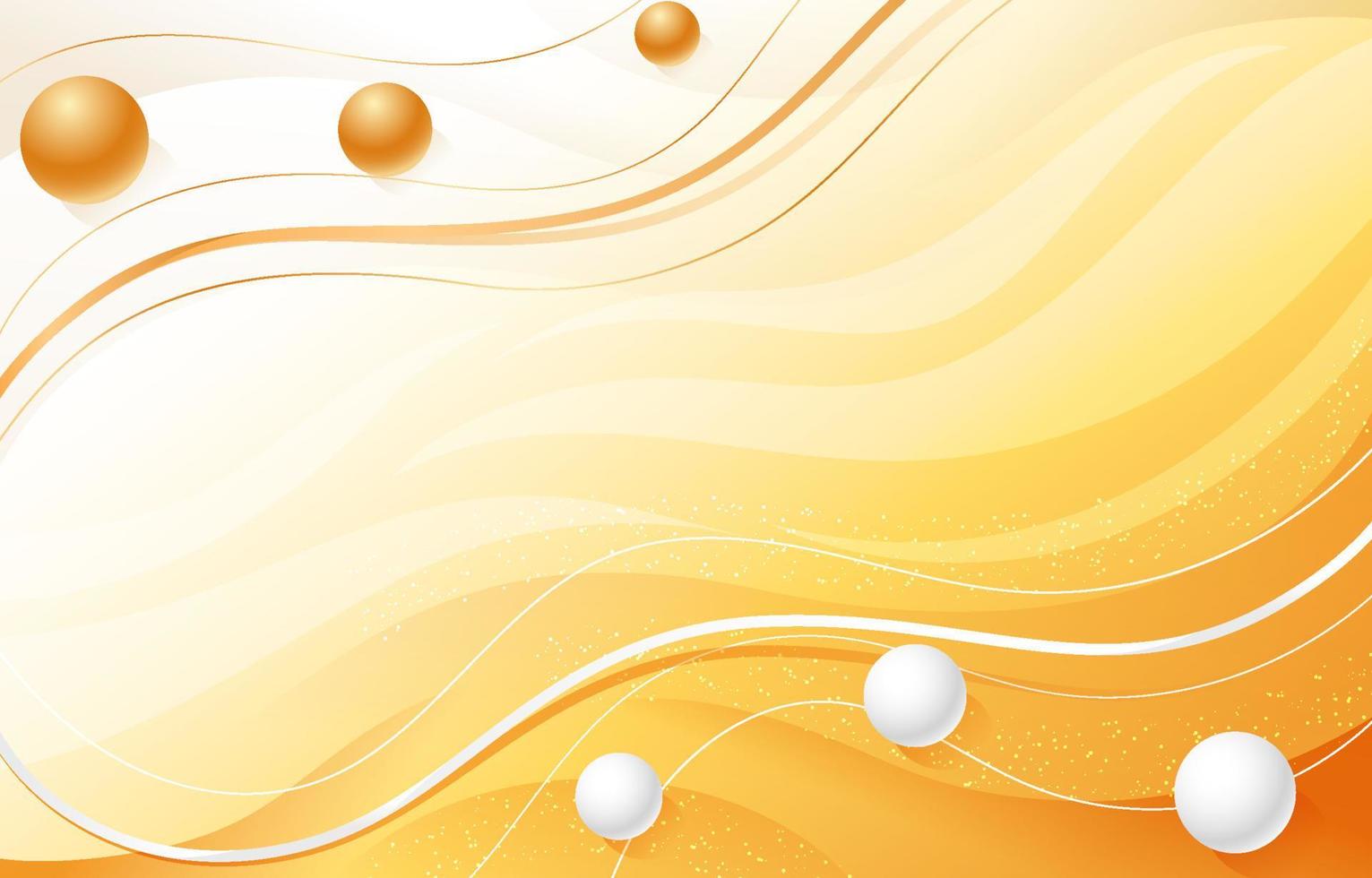 Gold and White Abstract Background vector