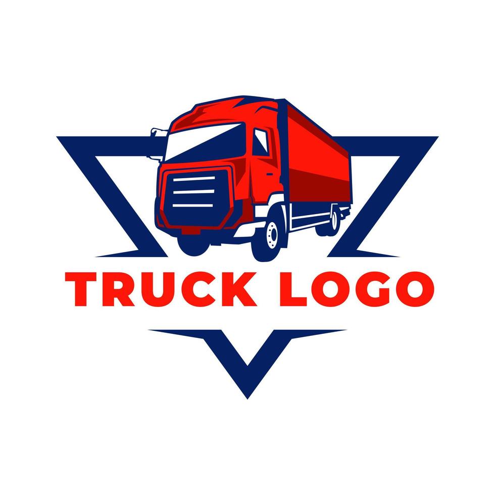 diseño de logotipo de vector perfecto de camión