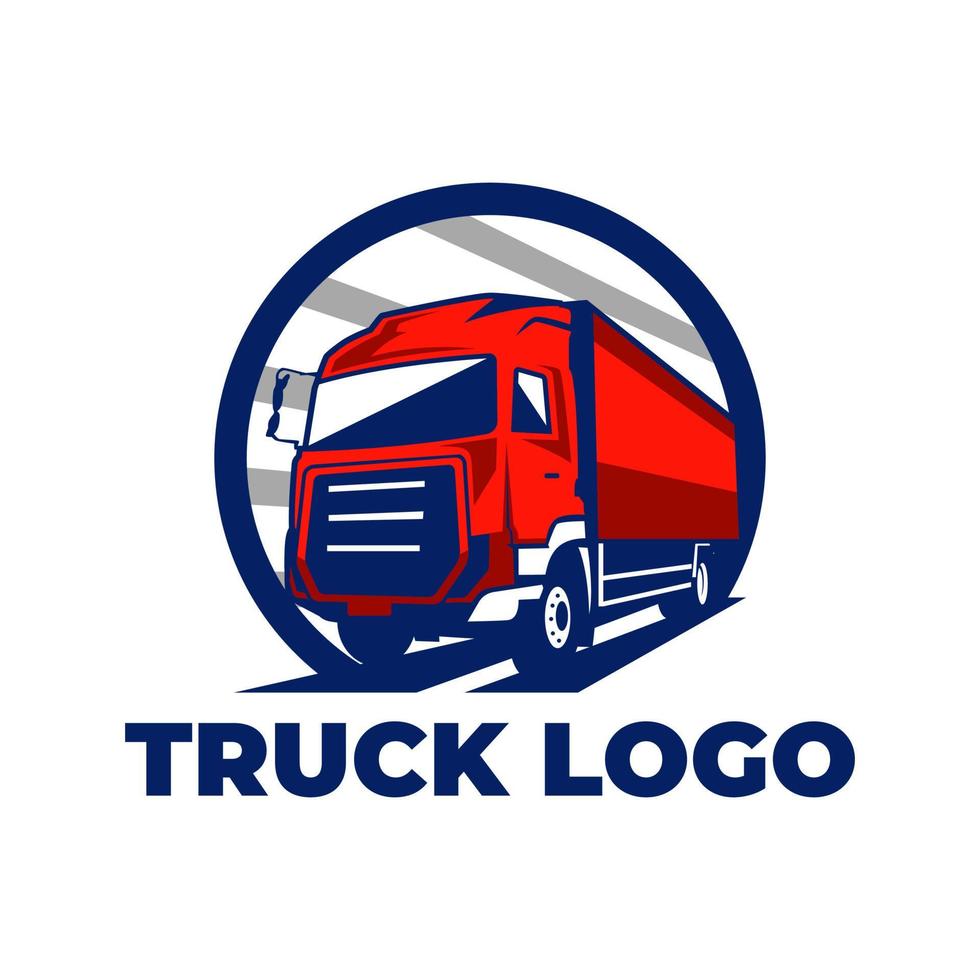 Truck Premium Vector Logo Design