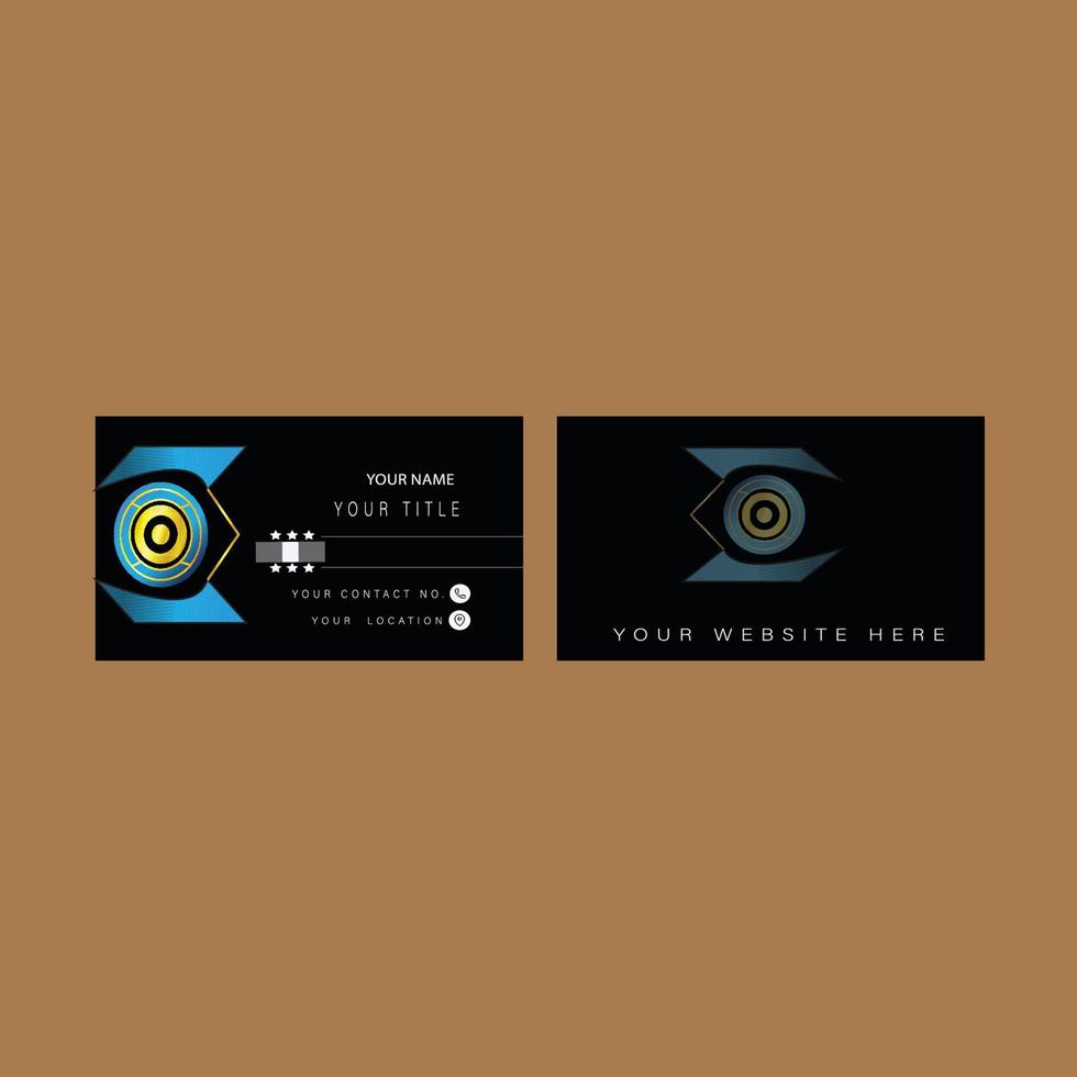 Business card design and concept vector