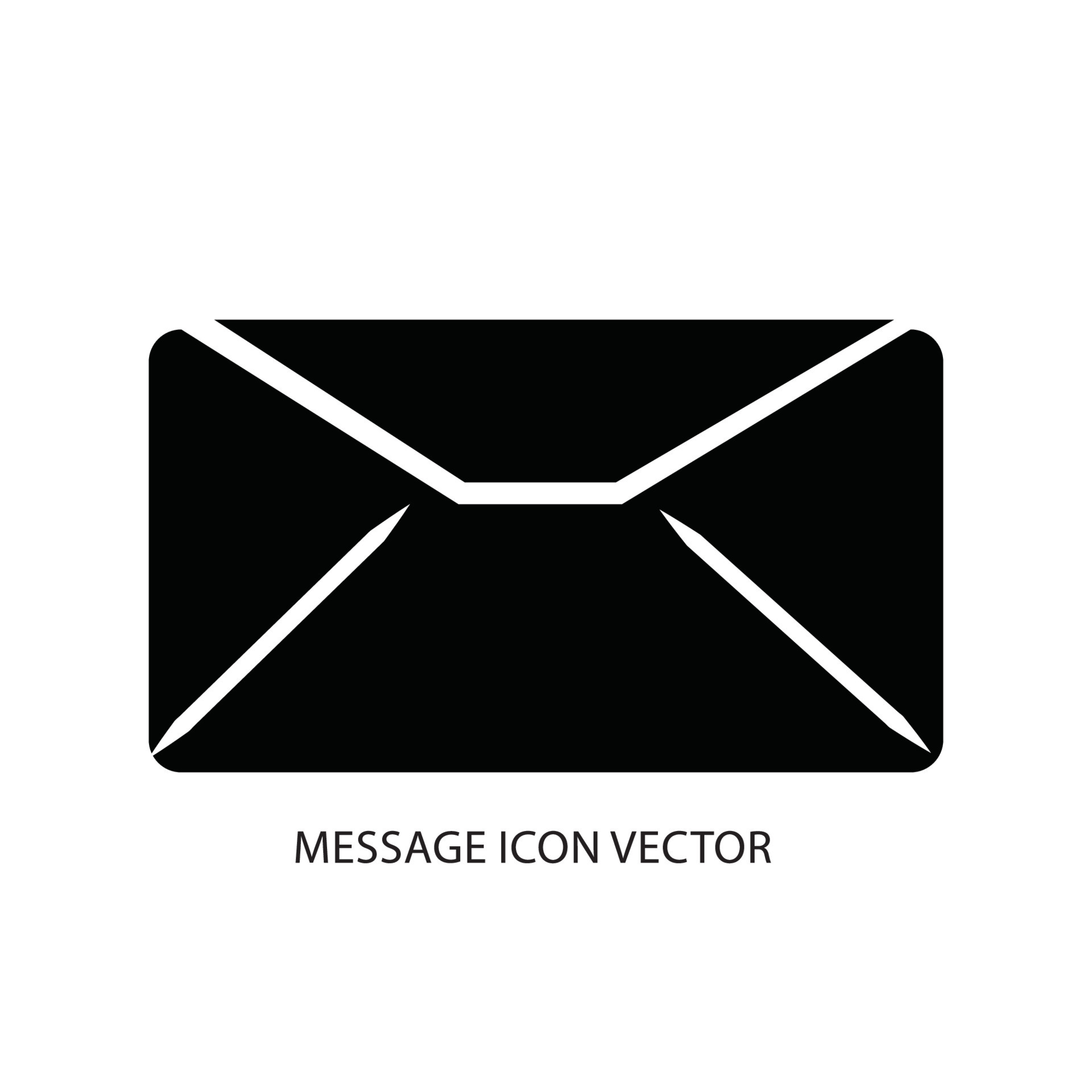 Message icon-symbol and art 11090949 Vector Art at Vecteezy