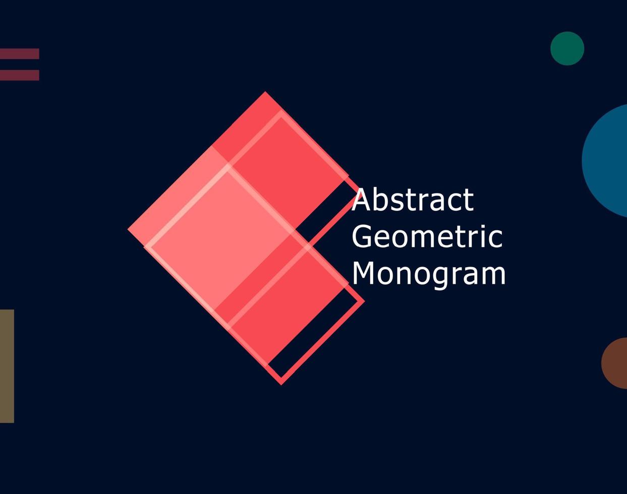 Abstract geometric letter K graphic concept. Color unusual shape for logo and monogram design template. Bauhaus or Memphis style geometric symbol. Vector illustration