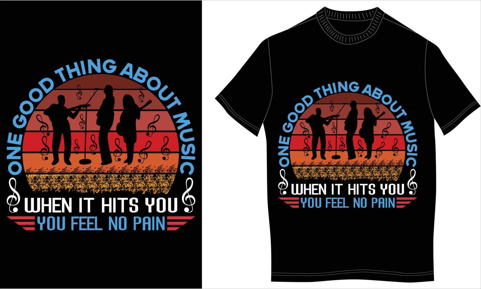 Music tshirt design vector