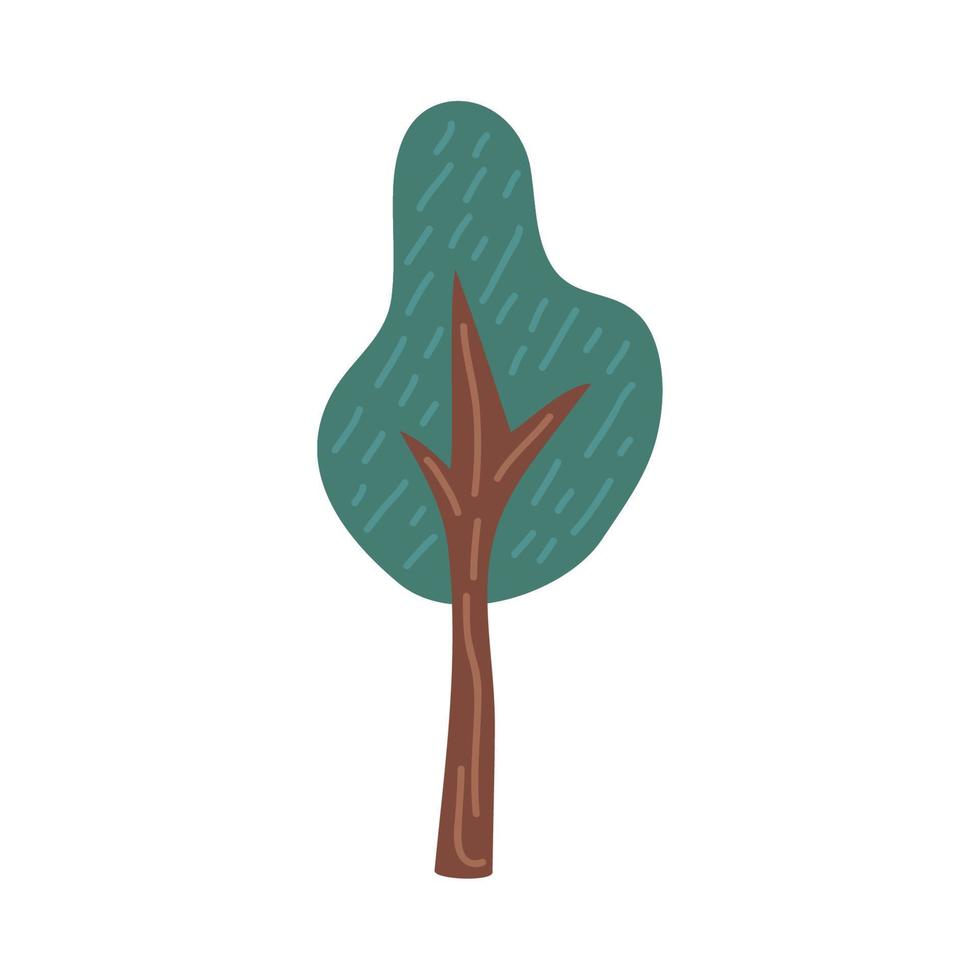 planta de arbol verde vector