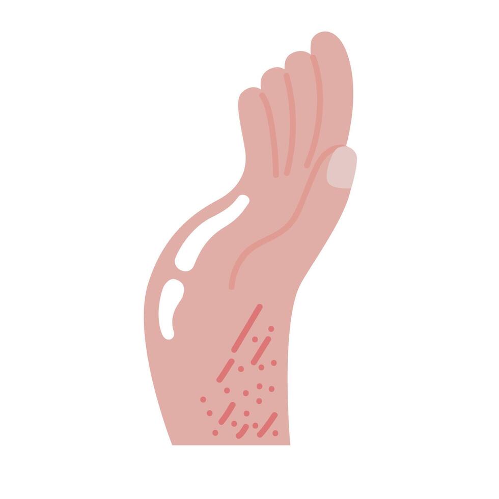 hand human receiving vector