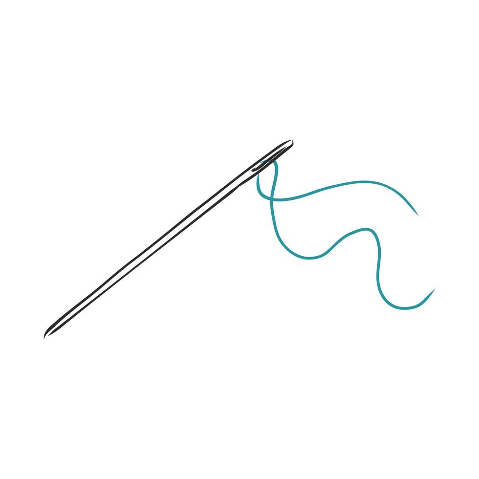needle vector sketch
