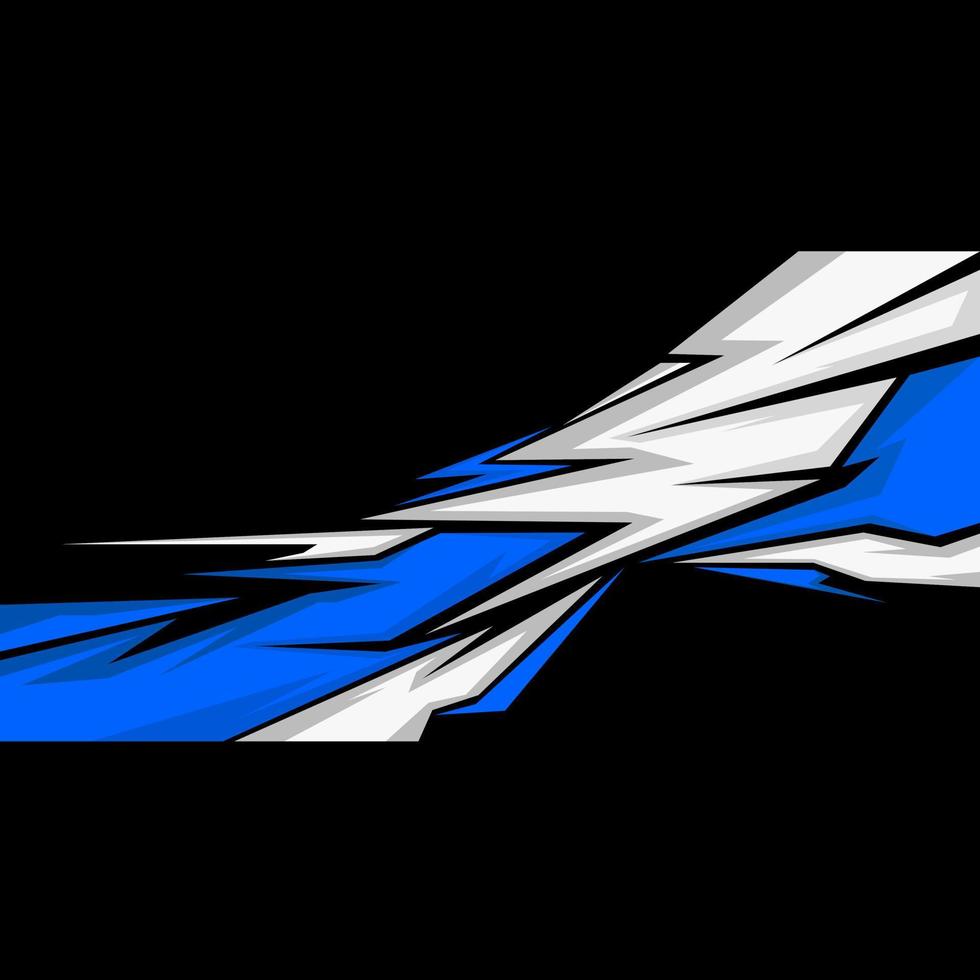 car wrapping decal template vector design. racing car body decals.