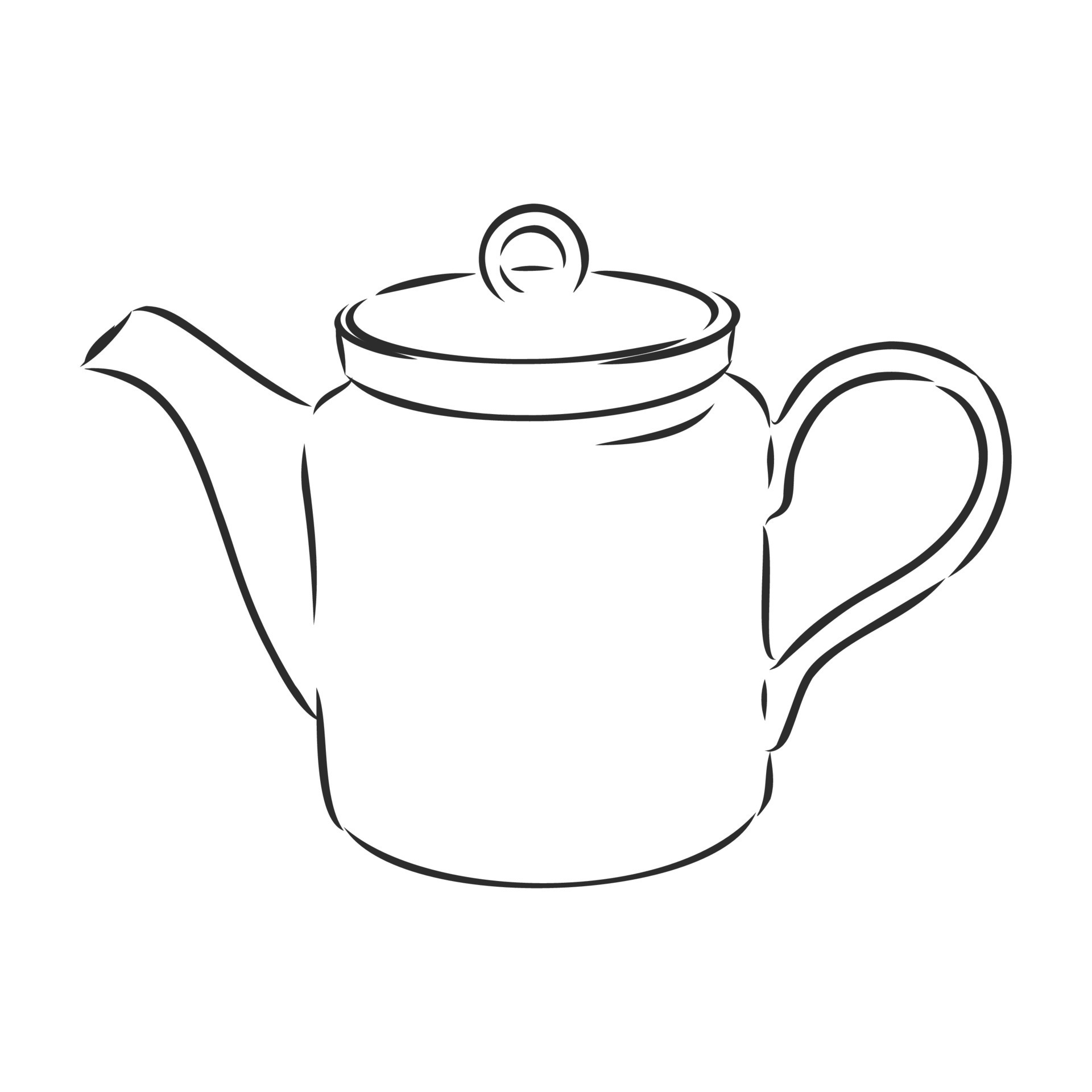 teapot vector sketch 11092369 Vector Art at Vecteezy