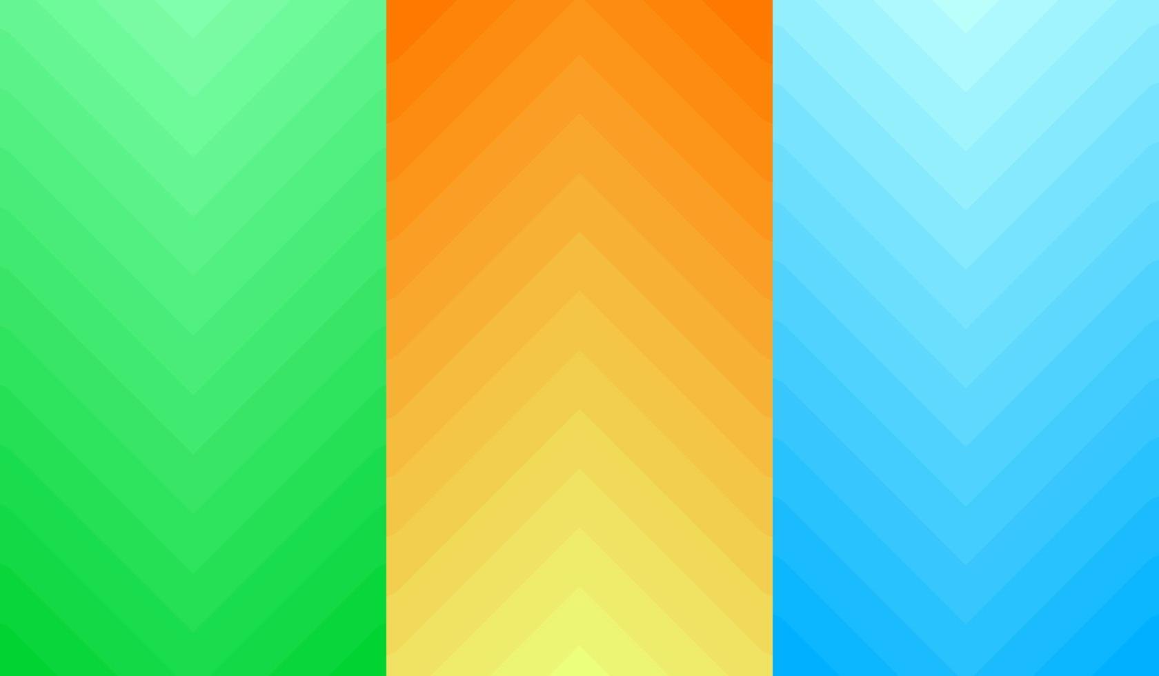 abstract background Arrows with alternating three color gradations are used for wallpaper or background. vector