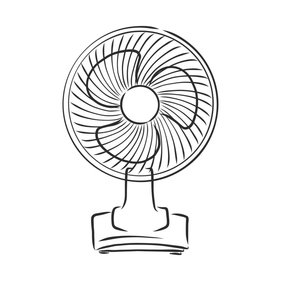 bosquejo del vector del ventilador