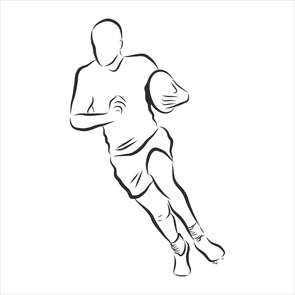 handball vector sketch