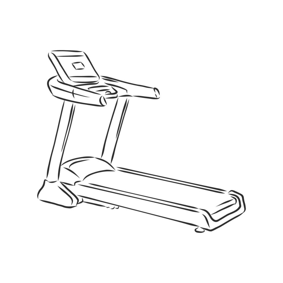 exercise bike vector sketch