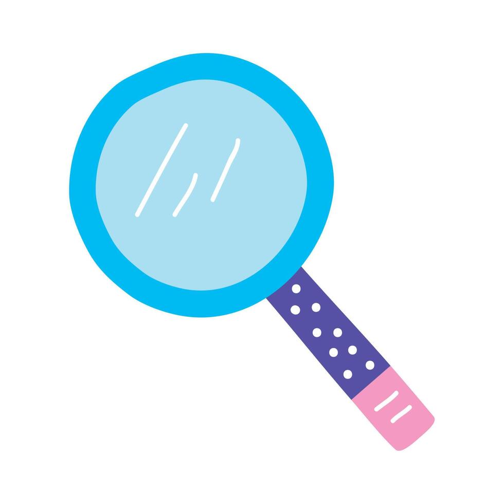 magnifying glass tool vector