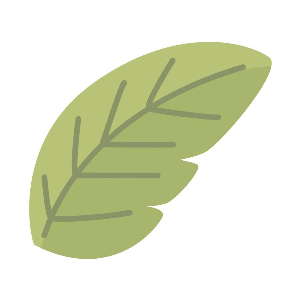 green leafs plant vector