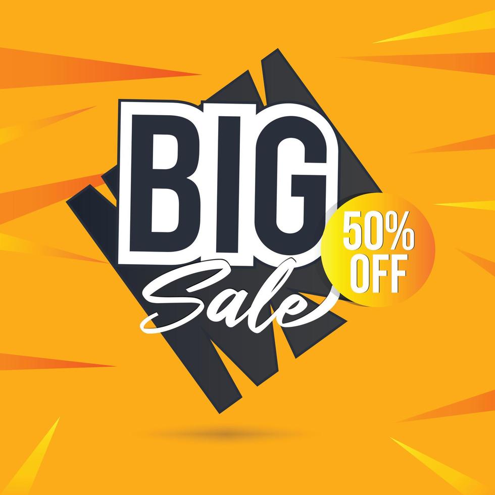 Big sale with abstract gradient background. Discount promotion ,hot sale, mega deal design. Vector illustration EPS 10.