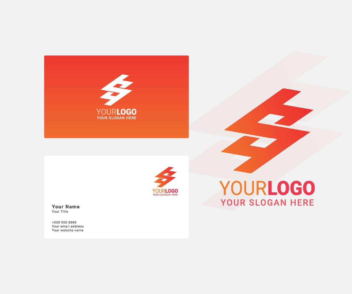 logo mockup presentation vector