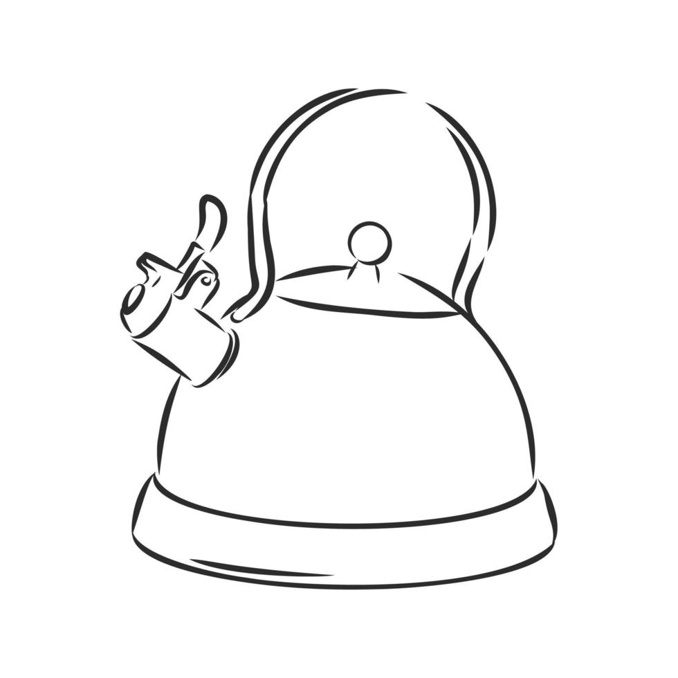 teapot vector sketch