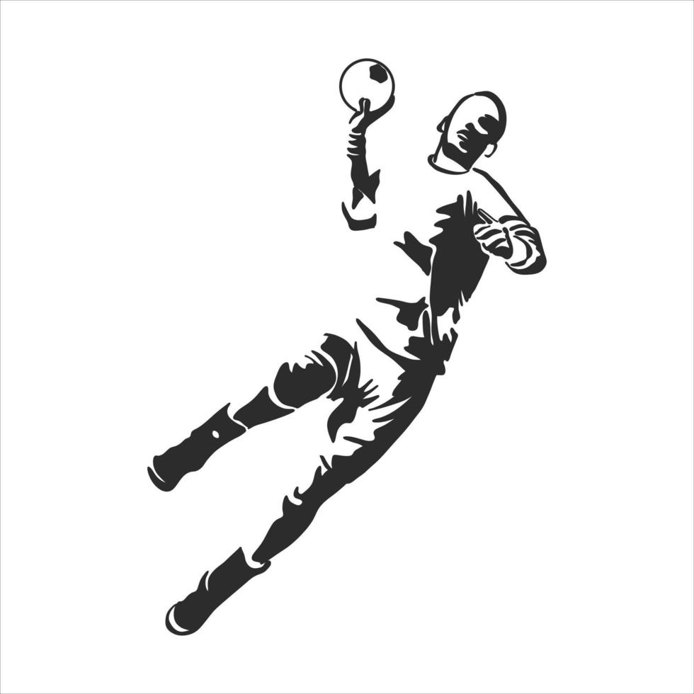 handball vector sketch