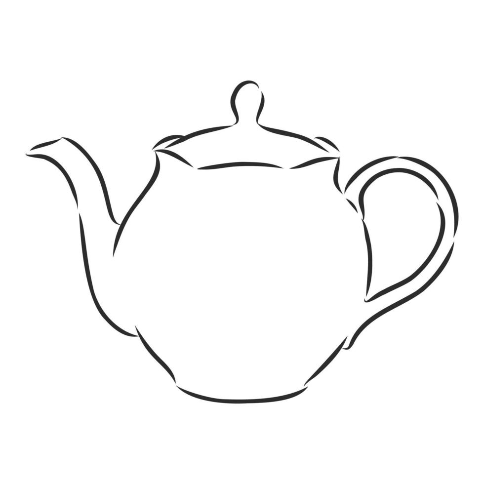 teapot vector sketch 11093224 Vector Art at Vecteezy