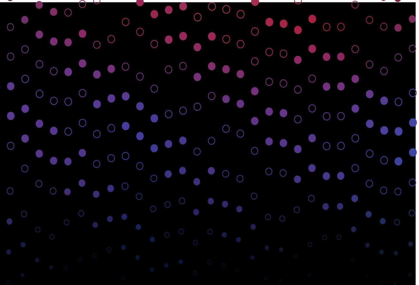 Dark Blue, Red vector pattern with spheres.