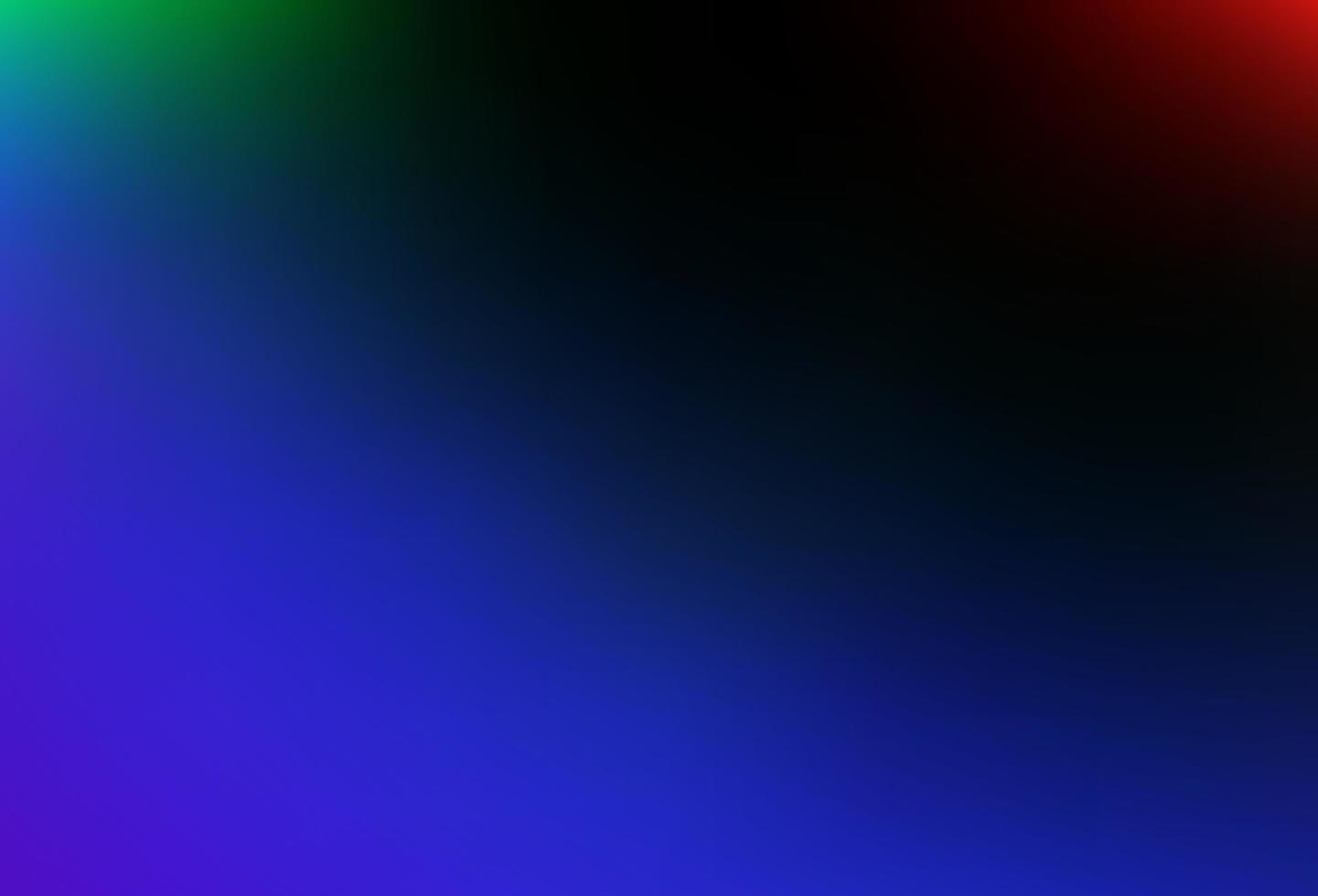 Dark Multicolor, Rainbow vector blurred shine abstract background.