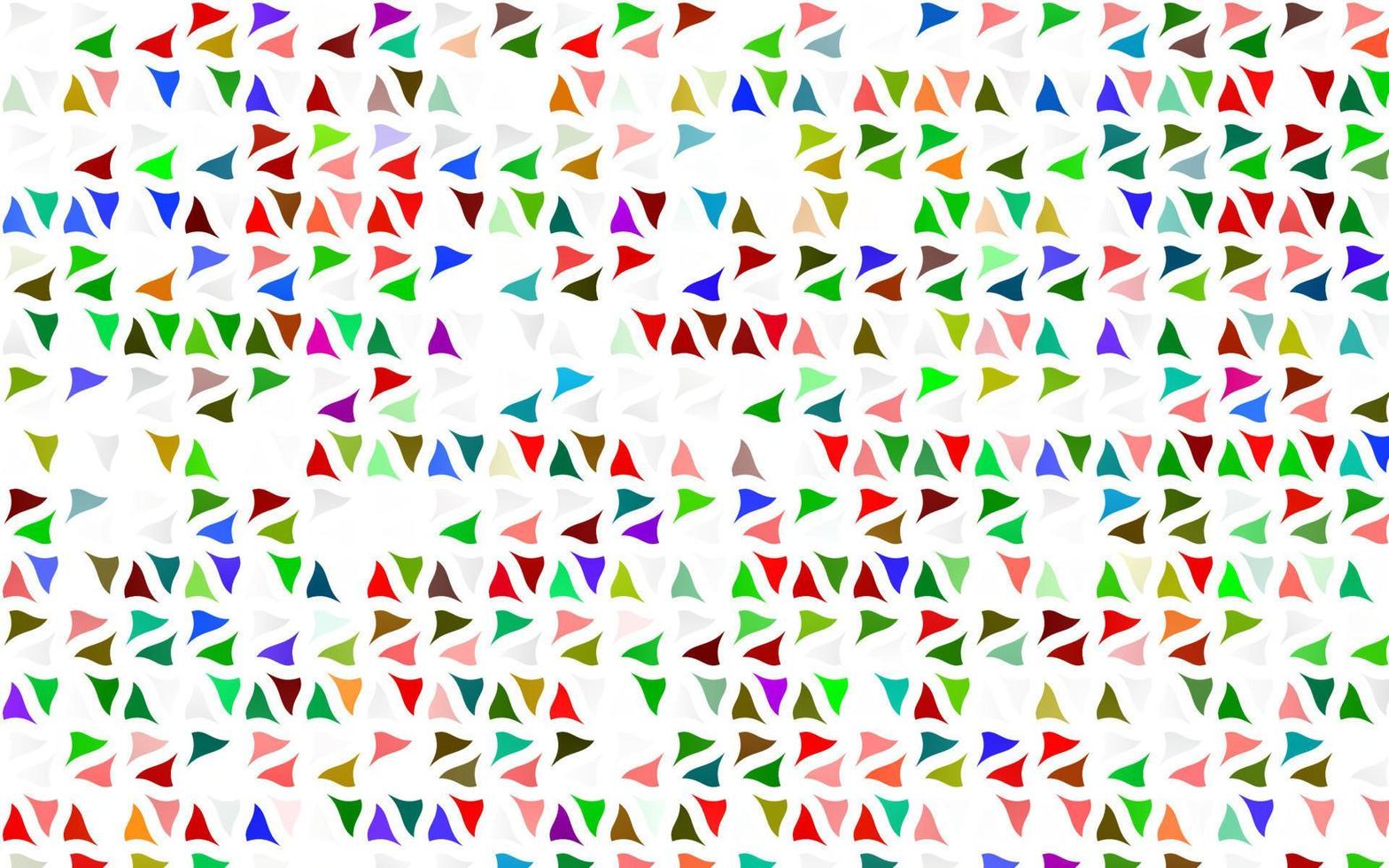 Light Multicolor, Rainbow vector texture in triangular style.