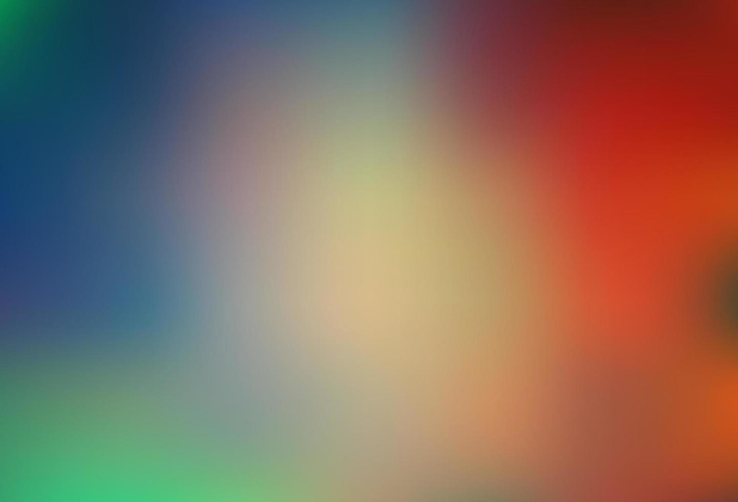 Light Green, Red vector blurred bright template.