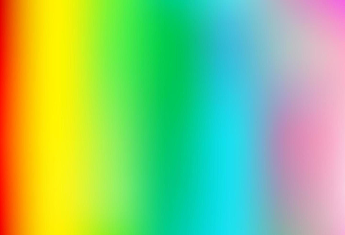 Light Multicolor, Rainbow vector blurred and colored background.