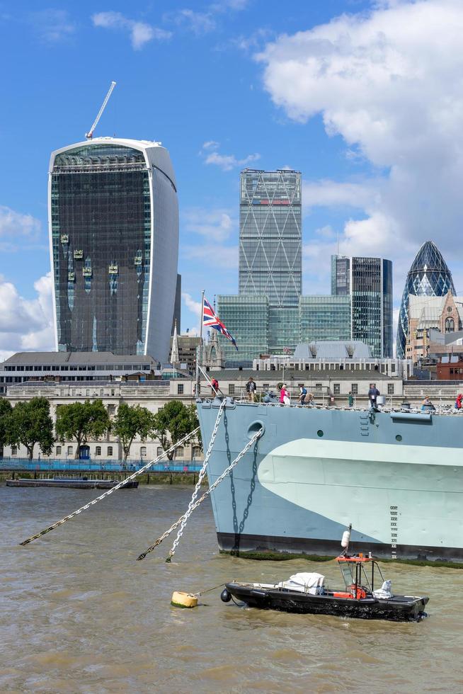 London, UK, 2014. HMS Belfast photo