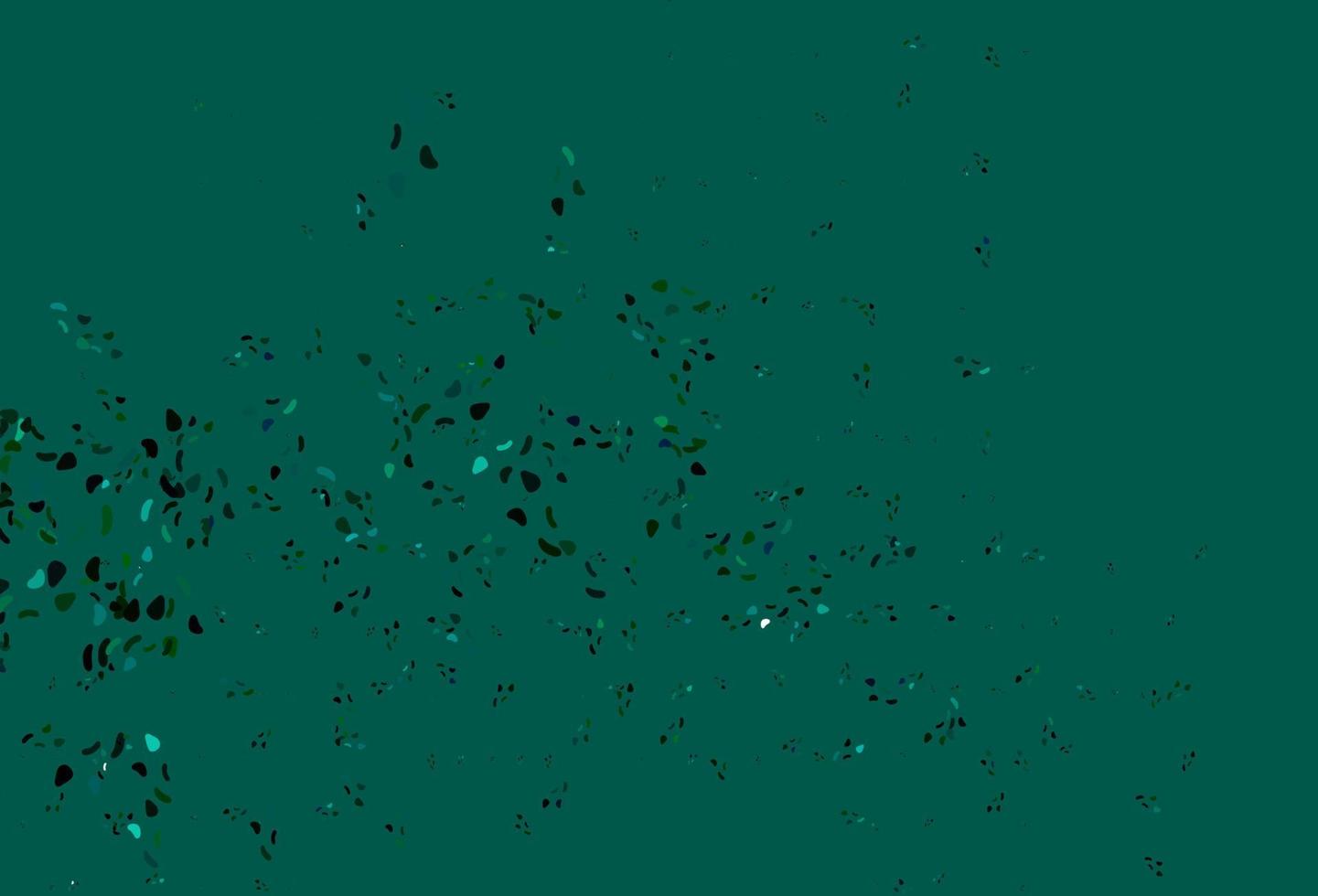 Light Blue, Green vector template with memphis shapes.