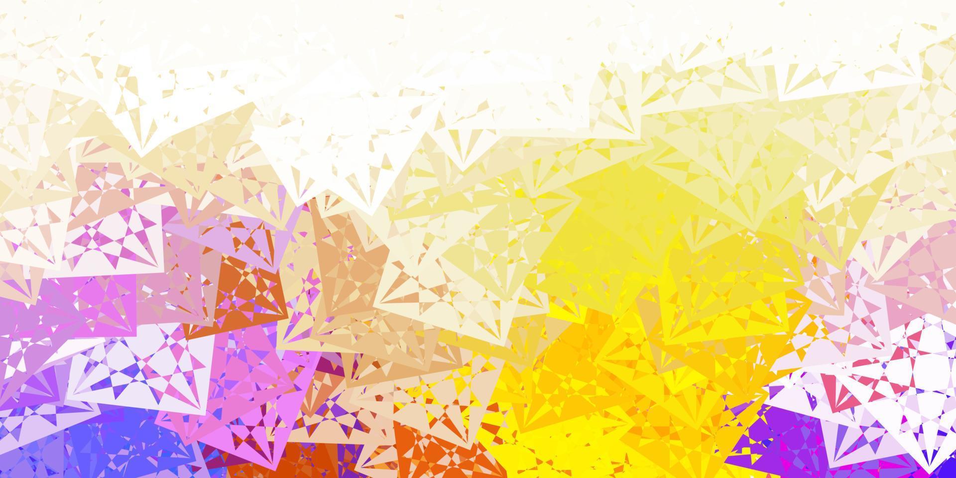 Light Blue, Red vector background with triangles. 11094119 Vector Art