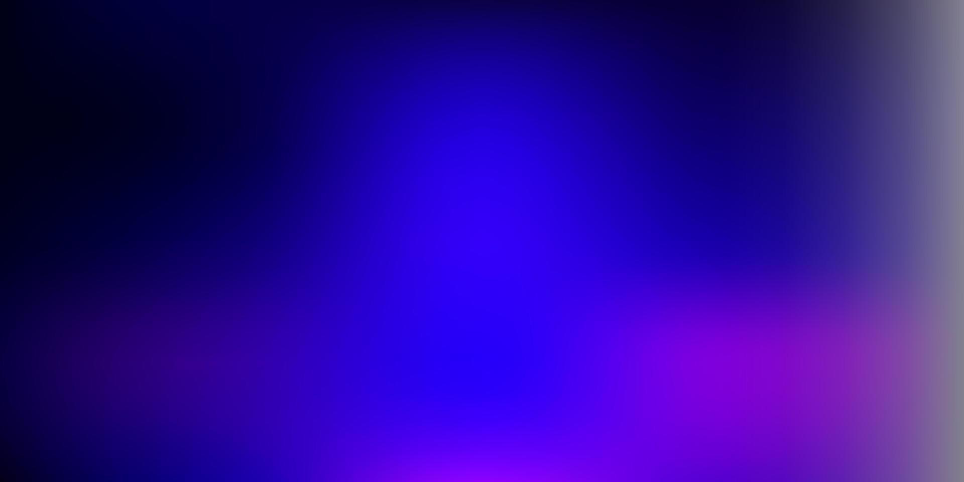 Dark purple, pink vector blurred background.