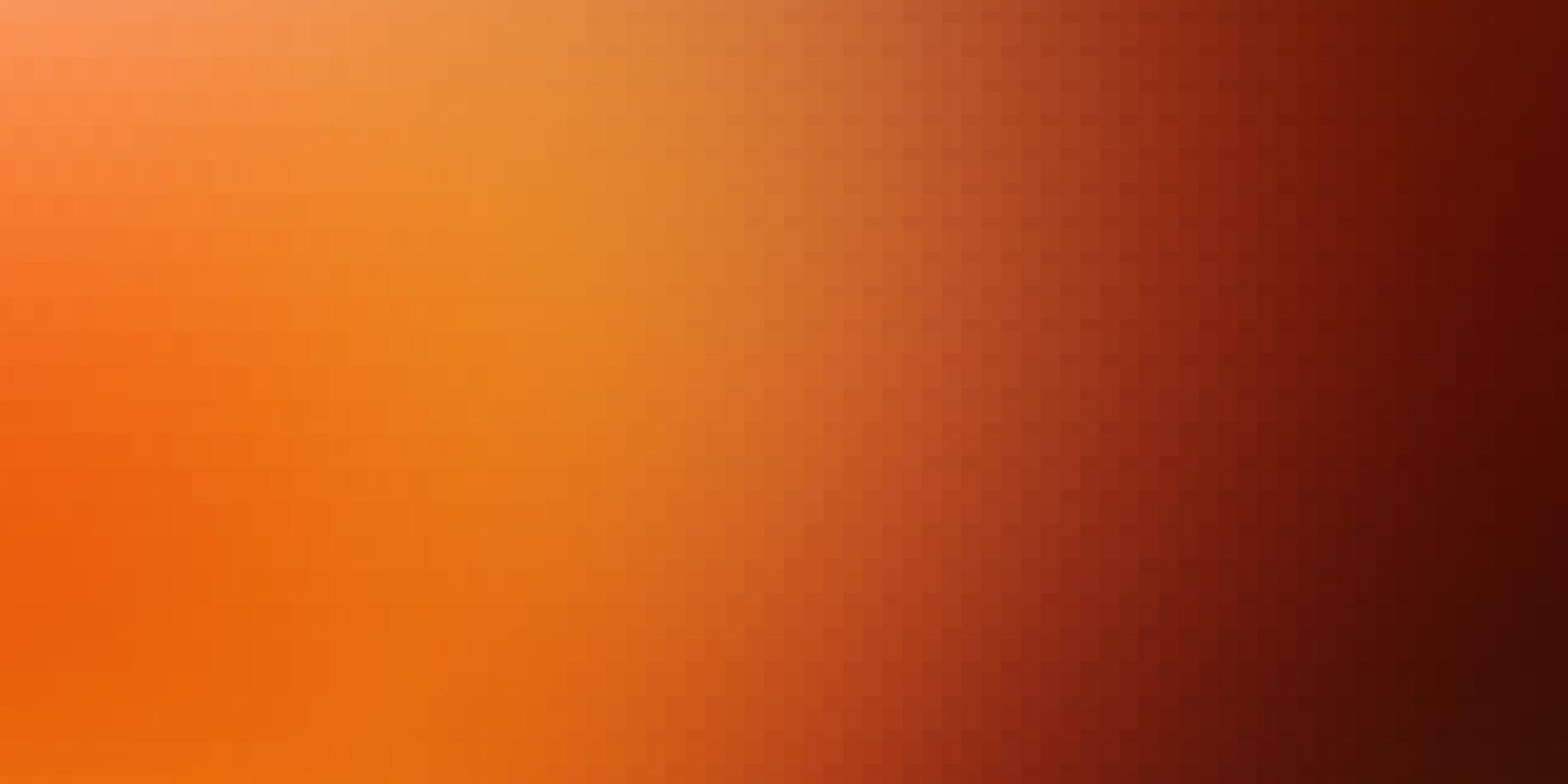 diseño de vector naranja claro con líneas, rectángulos.