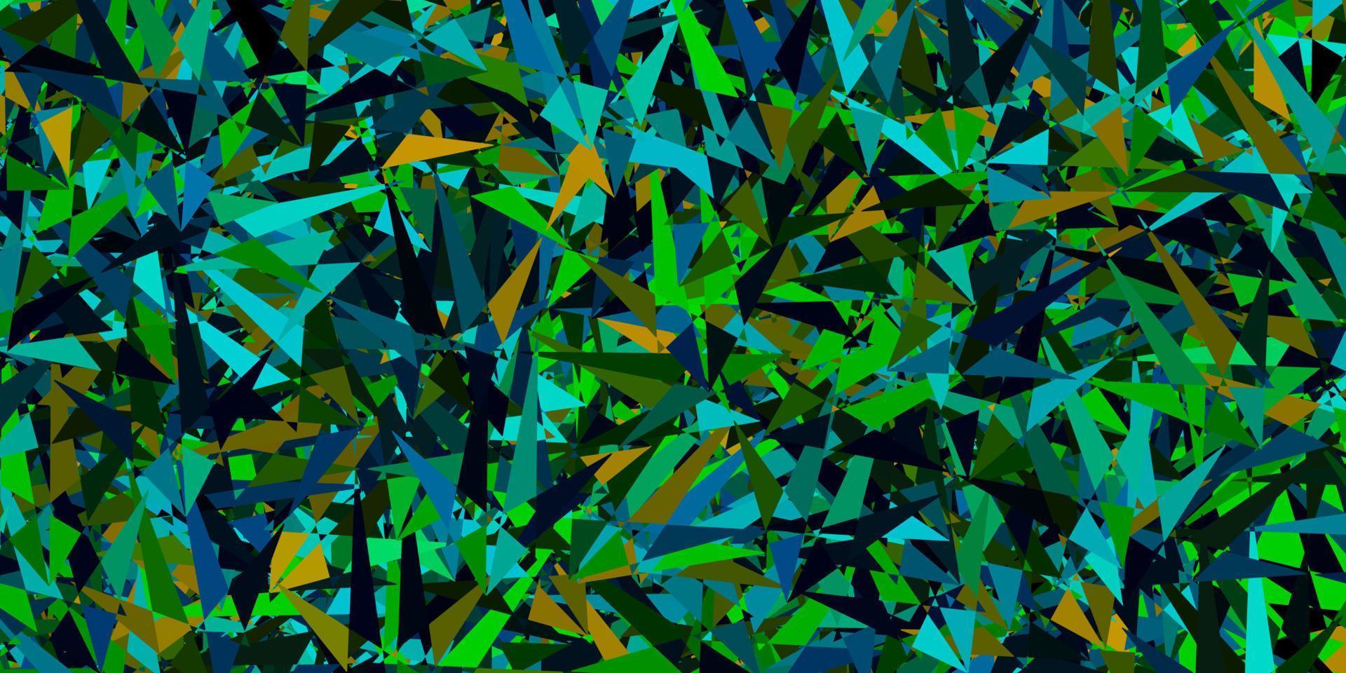 Dark Blue, Yellow vector texture with triangular style.
