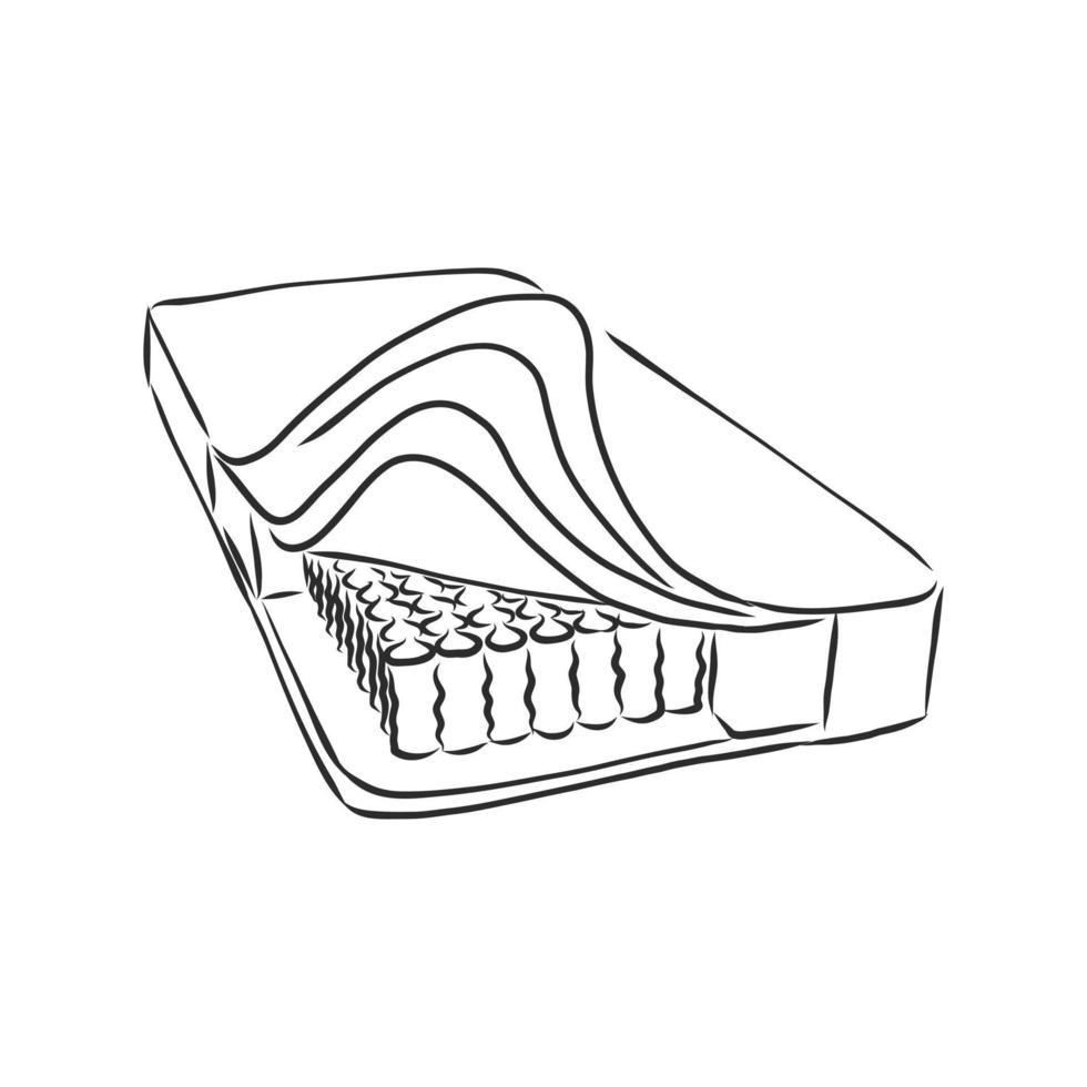 mattress vector sketch