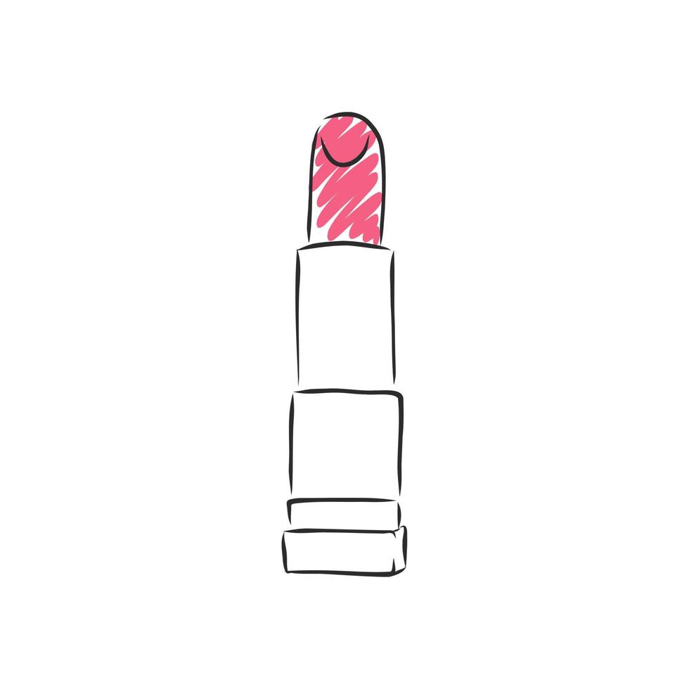 lipstick vector sketch