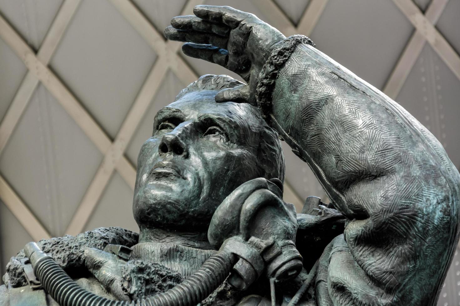 LONDON, UK - NOVEMBER 3. Philip Jackson's sculpture commemorating RAF Bomber Command in London on November 3, 2013 photo