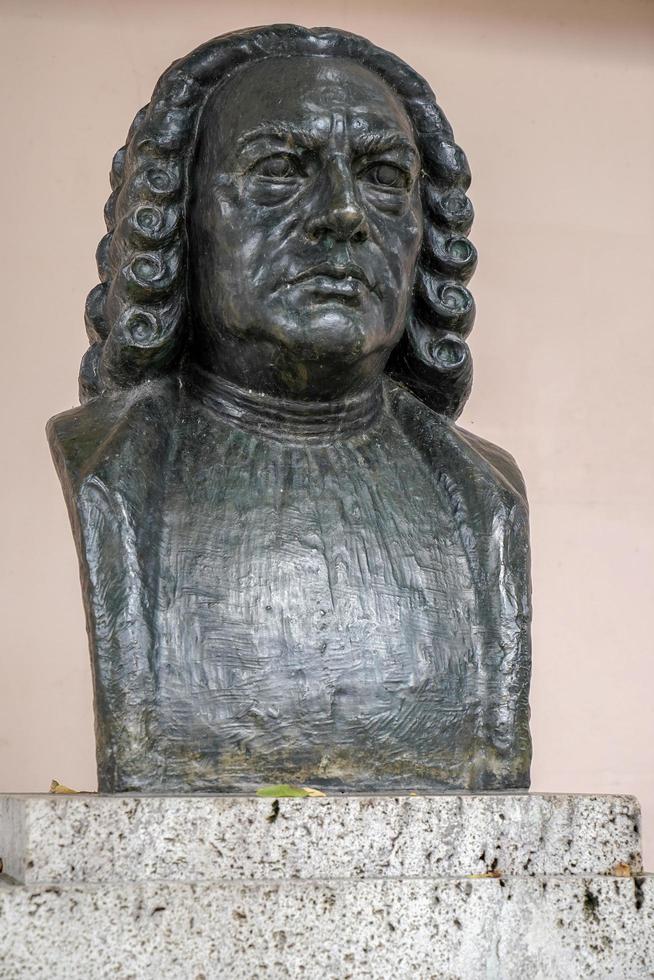 Weimar, Germany, 2014. Bust of Johann Sebastian Bach in Weimar Germany photo
