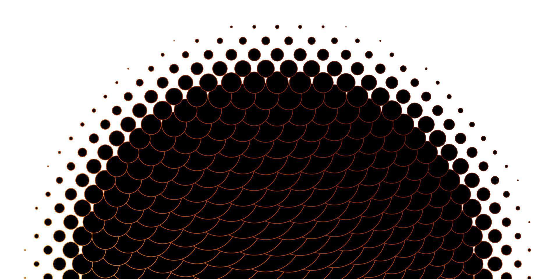 Light Orange vector texture with disks.