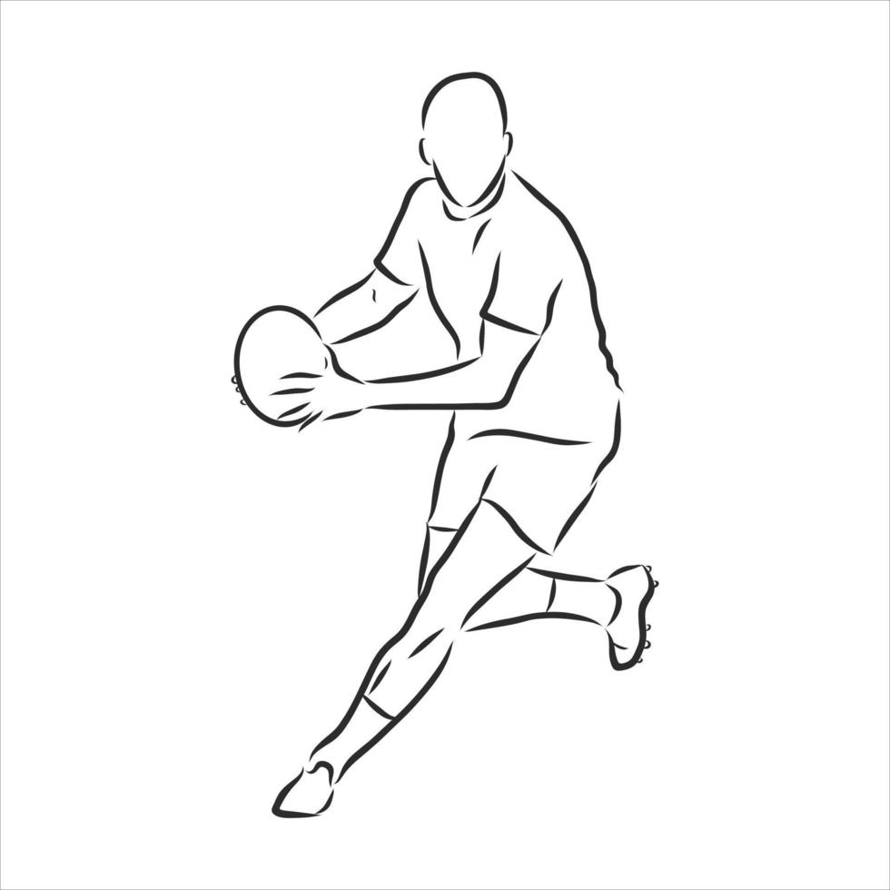 handball vector sketch