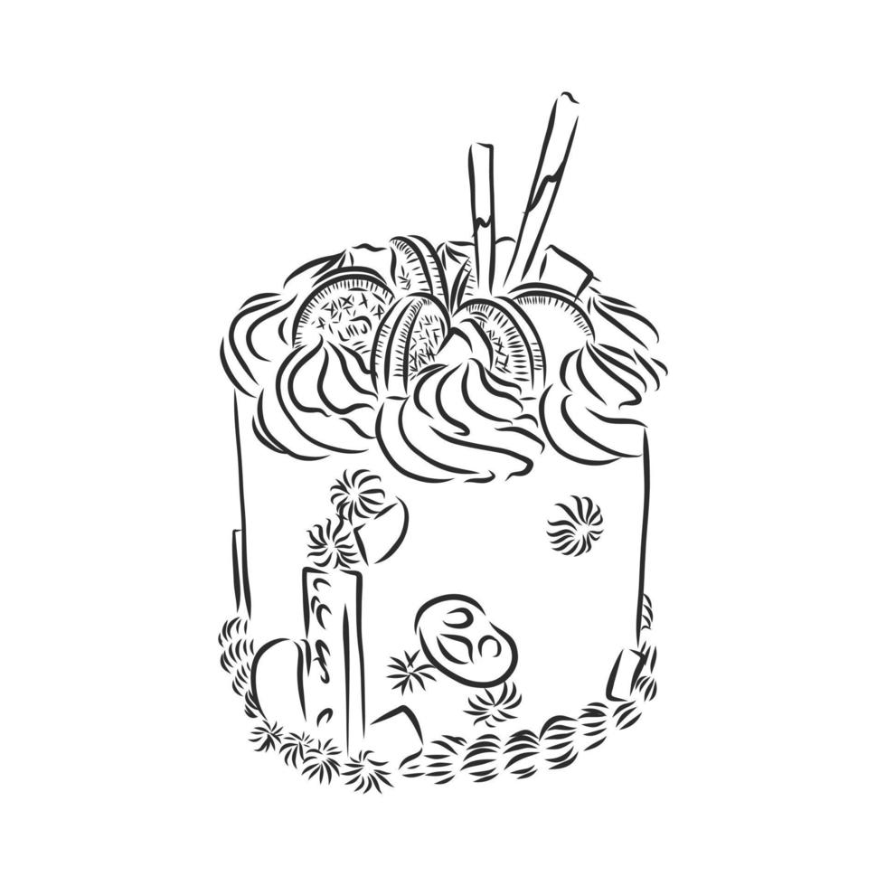 cake vector sketch