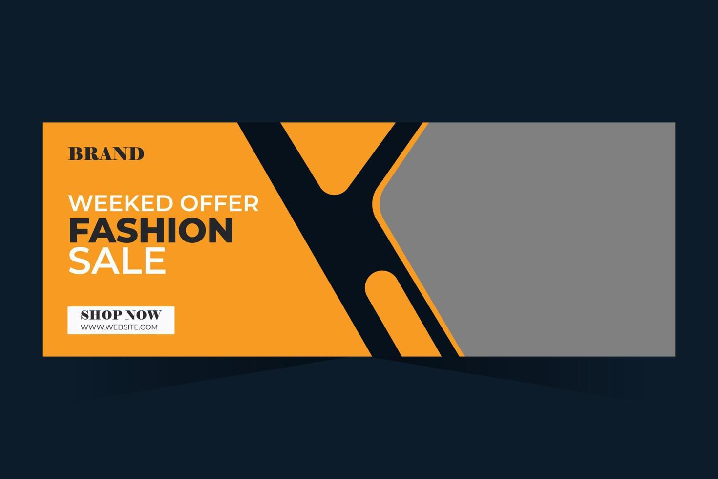 Fashion Sale Facebook Cover vector