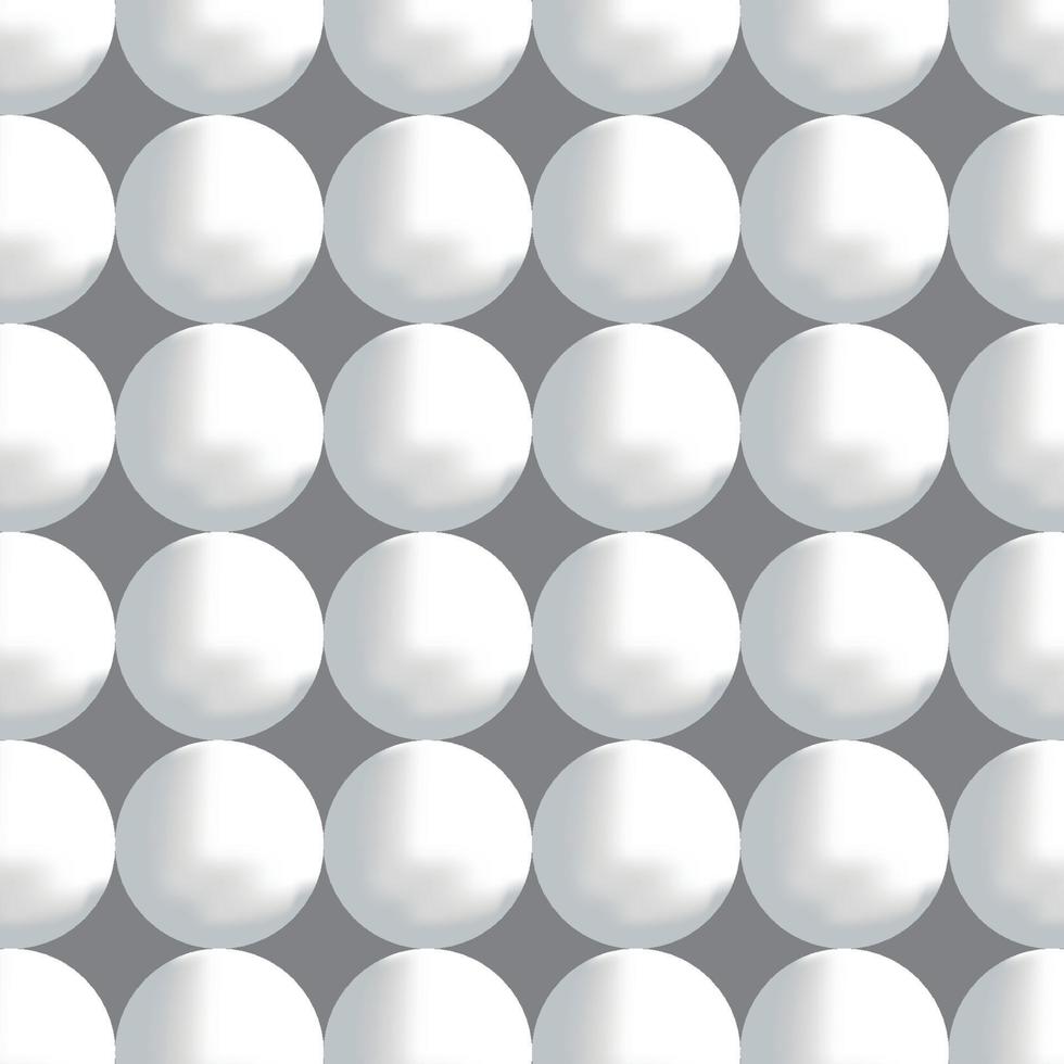 Overlapping circles seamless pattern vector