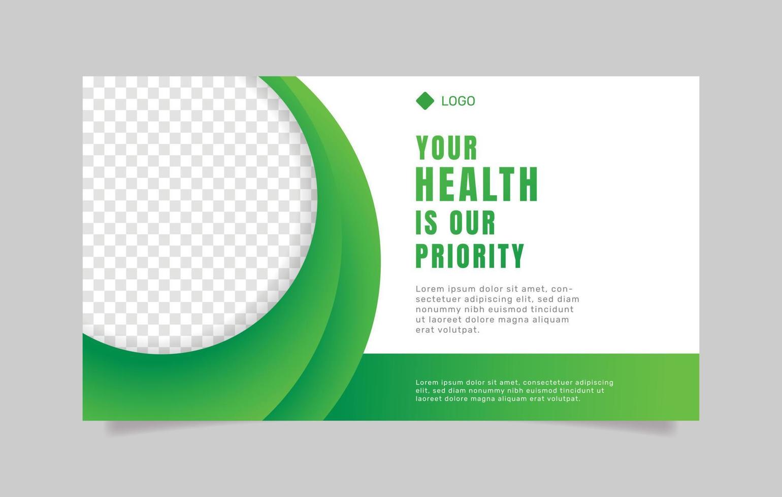 Medical healthcare poster template. - Vector. vector