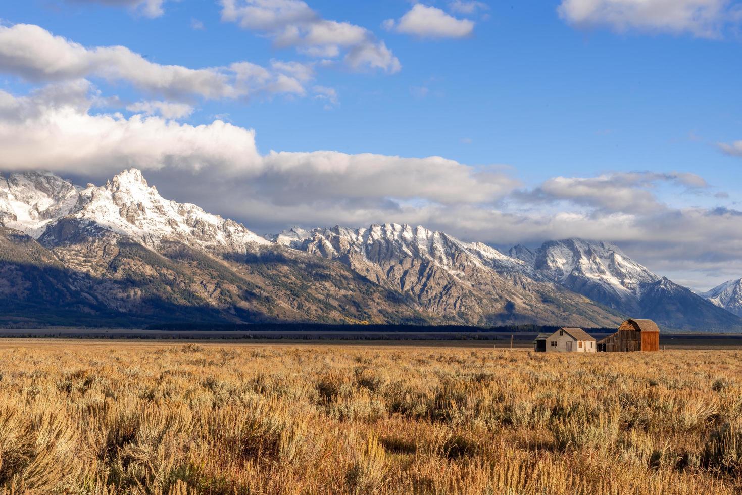 jackson, wyoming, ee.uu. - 30 de septiembre. vista de la fila mormona cerca de jackson wyoming el 30 de septiembre de 2013 foto