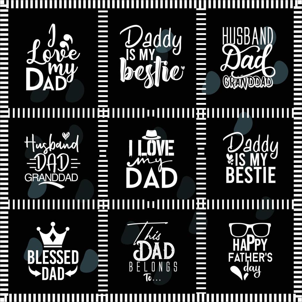 Dad Bundle T shirt Design , Father Design vector