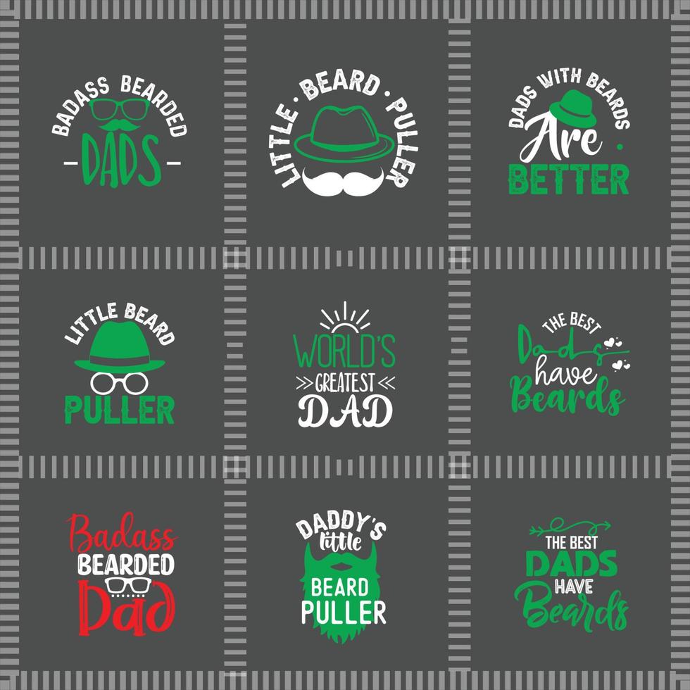 Dad Bundle T shirt Design , Father Design vector