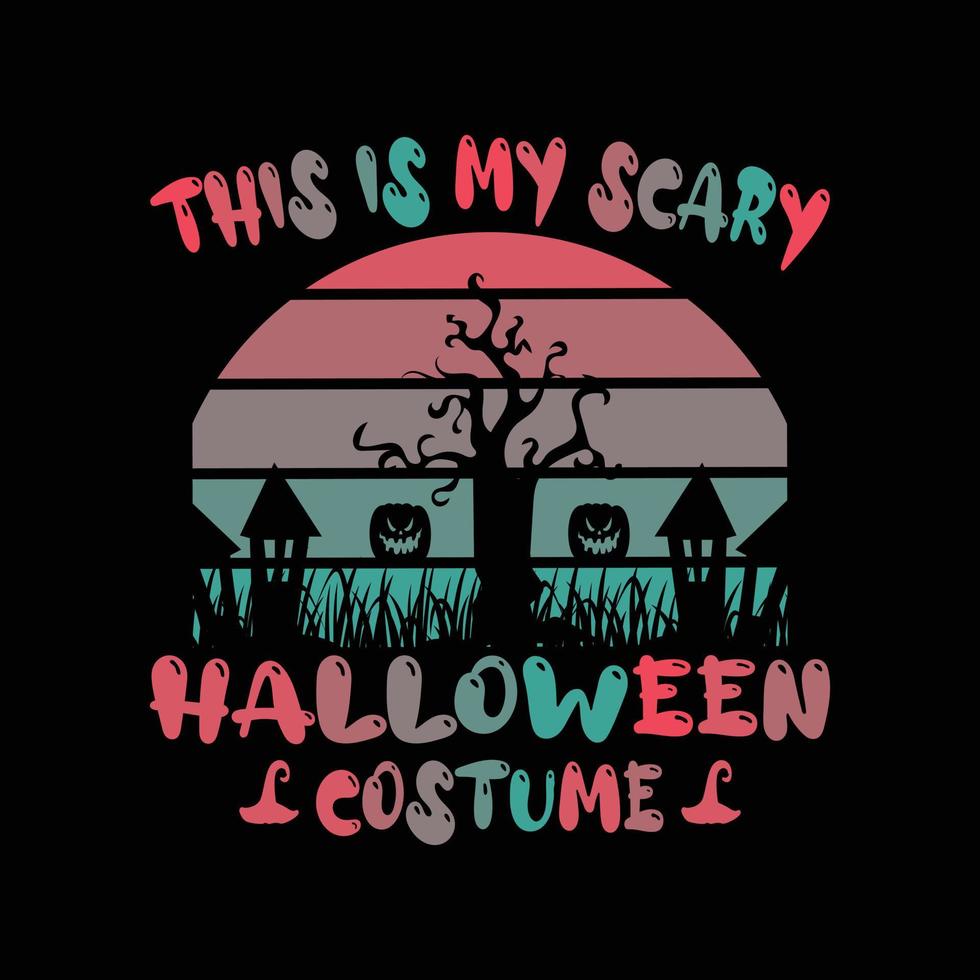 Halloween t shirt design vector